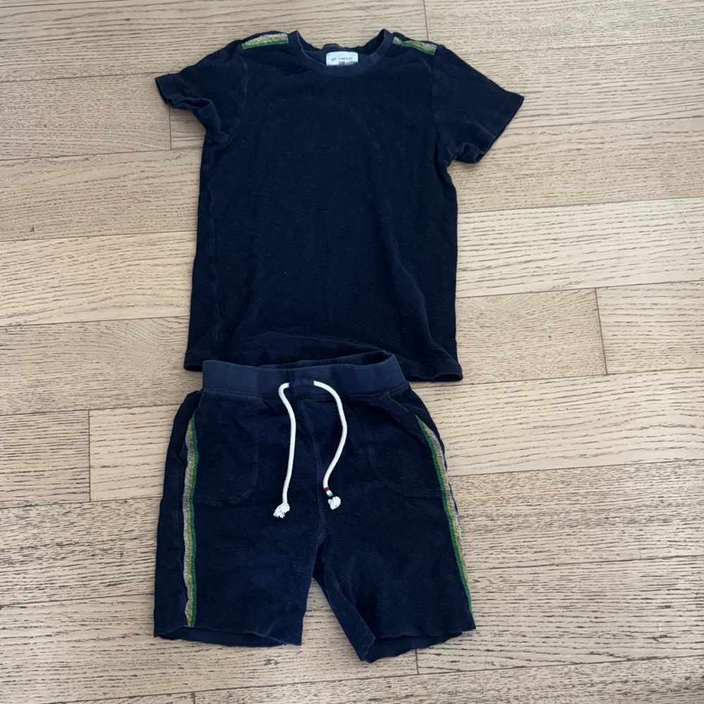 SOL ANGELES Terry Shirt and Shorts Set, size 12